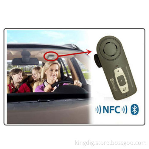New Design Sun Visor Handsfree Bluetooth Car Kit with Li-Polymer Battery, Mute Function